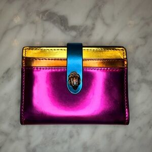 EUC KURT GEIGER Colorful Metallic Women's Card Holder